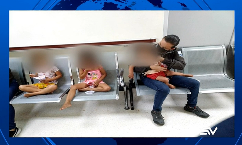 Policía rescata a 8 menores obligados a pedir caridad en el centro de Guayaquil
