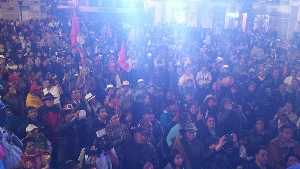 La caminata indígena iniciará quinto día de jornada rumbo a Cañar