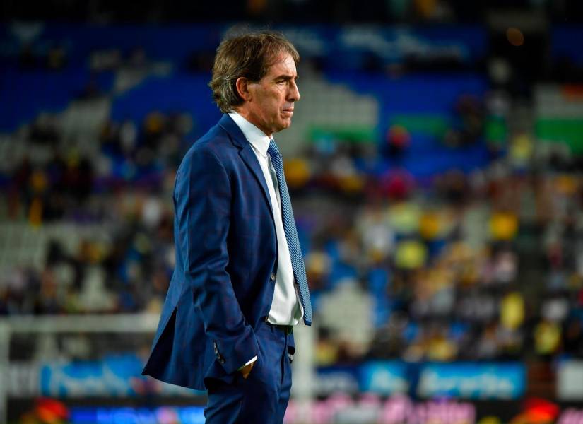 Guillermo Almada ya piensa en el partido de vuelta. (Cuenta X @Tuzos)