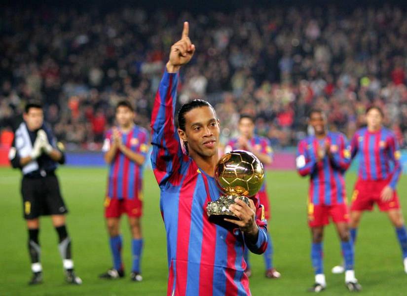 Ronaldinho ganó el Balón de Oro 2005
