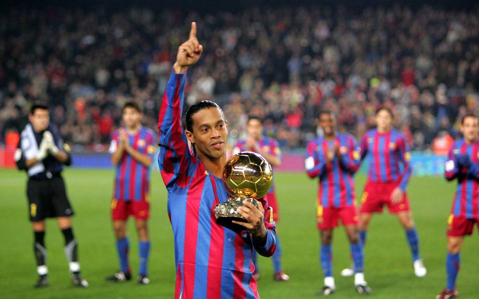 Se cumplen 8 años del Balón de Oro de Ronaldinho