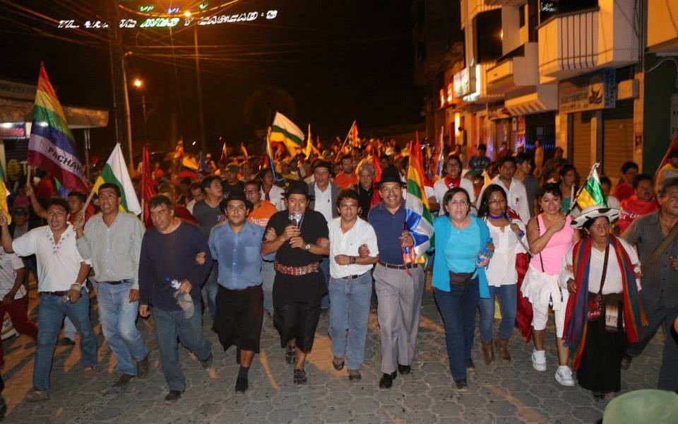 Caminata indígena inicia su segundo día de recorrido hacia Loja