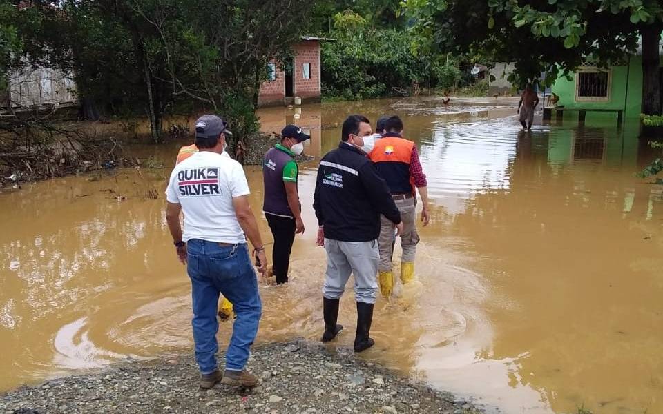 Decretan emergencia en el cantón Urdaneta, en Los Ríos, por fuerte temporal