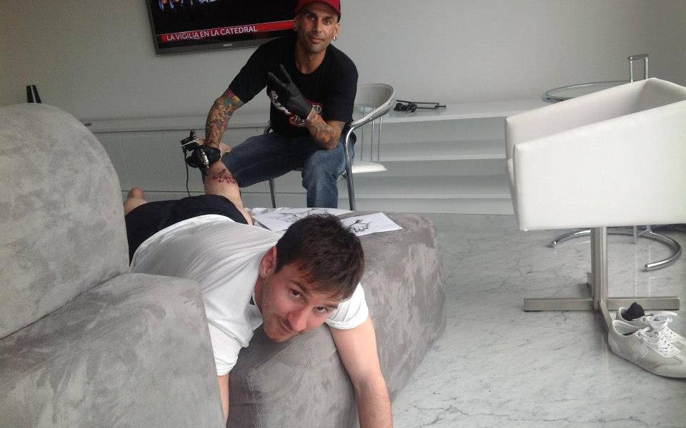 Mira todas las fotos del nuevo tatuaje de Lionel Messi