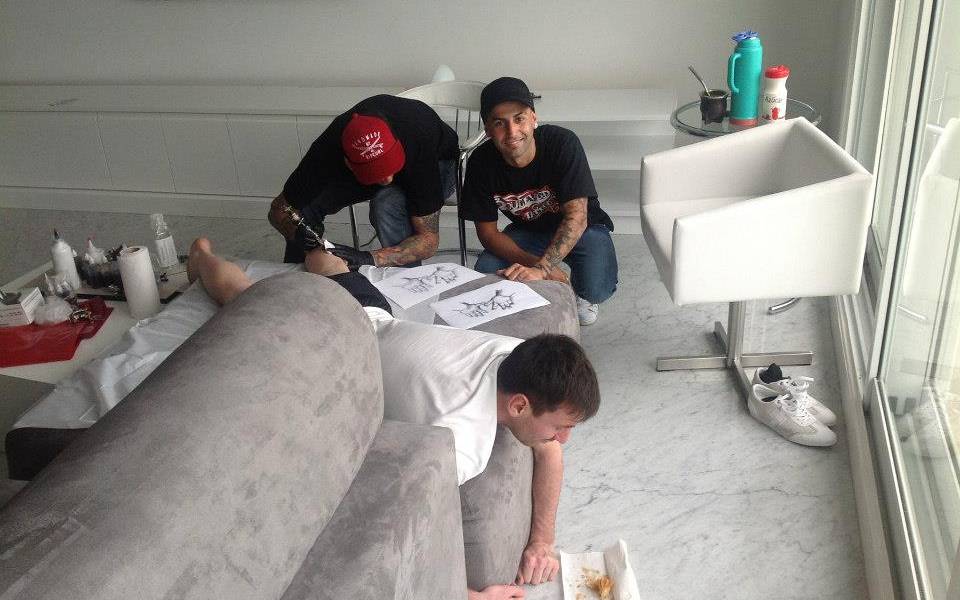 Mira todas las fotos del nuevo tatuaje de Lionel Messi