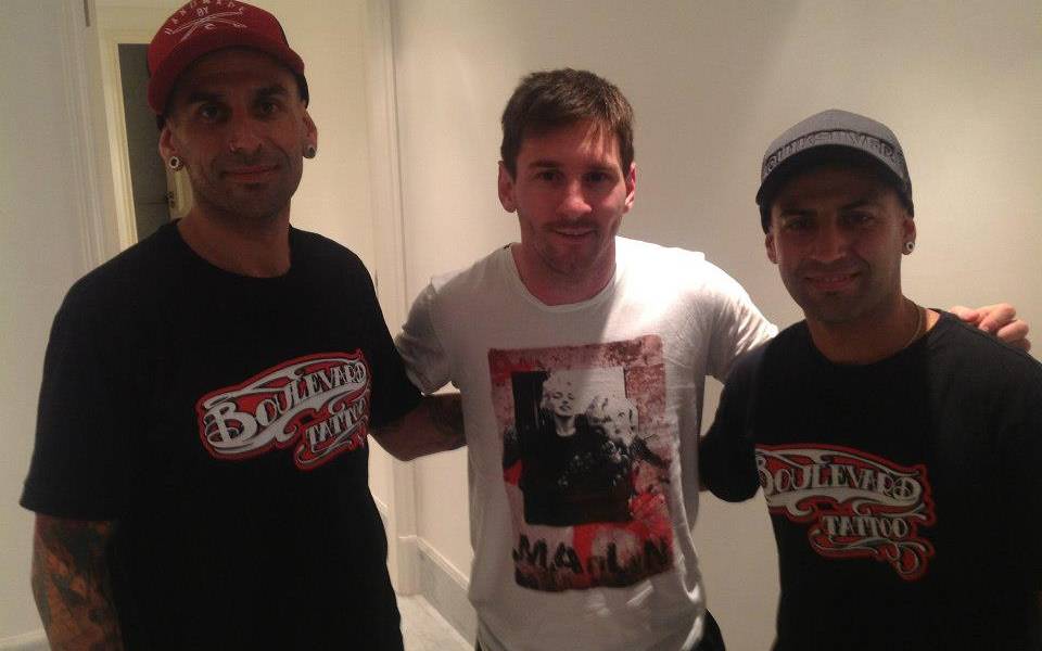 Mira todas las fotos del nuevo tatuaje de Lionel Messi