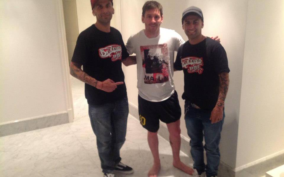 Mira todas las fotos del nuevo tatuaje de Lionel Messi