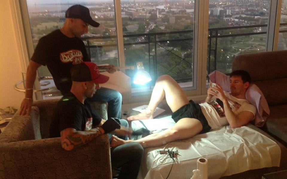Mira todas las fotos del nuevo tatuaje de Lionel Messi
