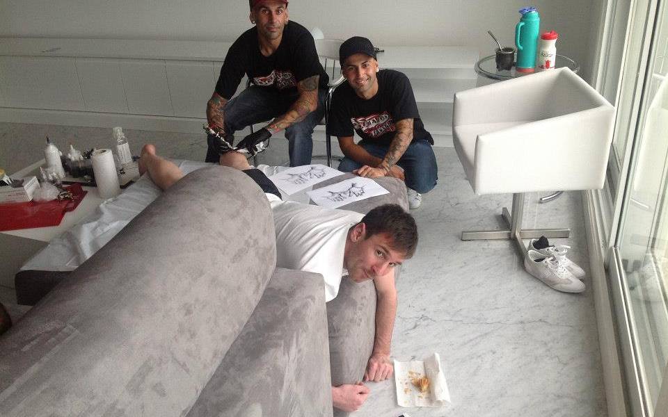 Mira todas las fotos del nuevo tatuaje de Lionel Messi
