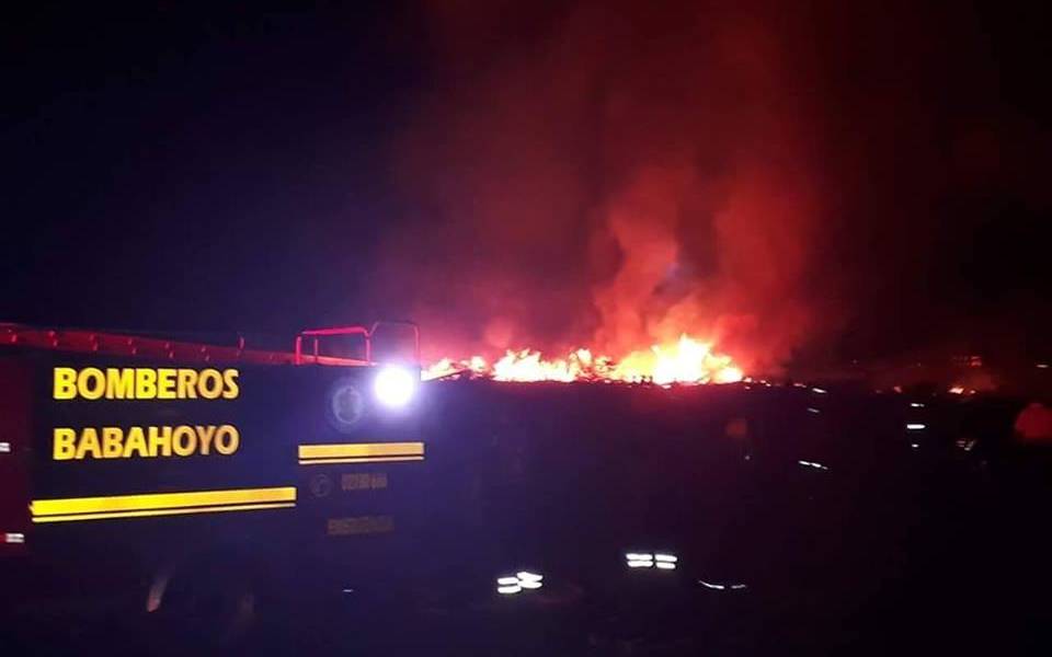 Incendio consume 15 hectáreas en Babahoyo