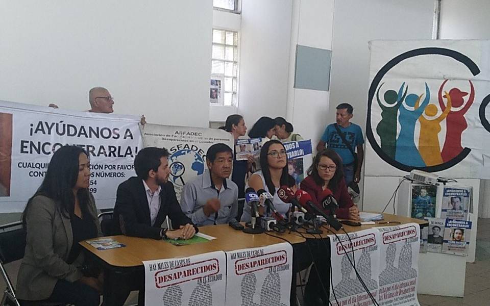 Ecuador maneja tres cifras de personas desaparecidas