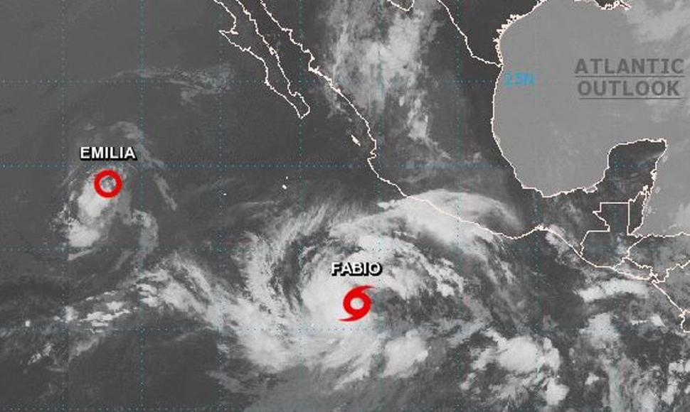 La tormenta Fabio se convierte en huracán en el Pacífico