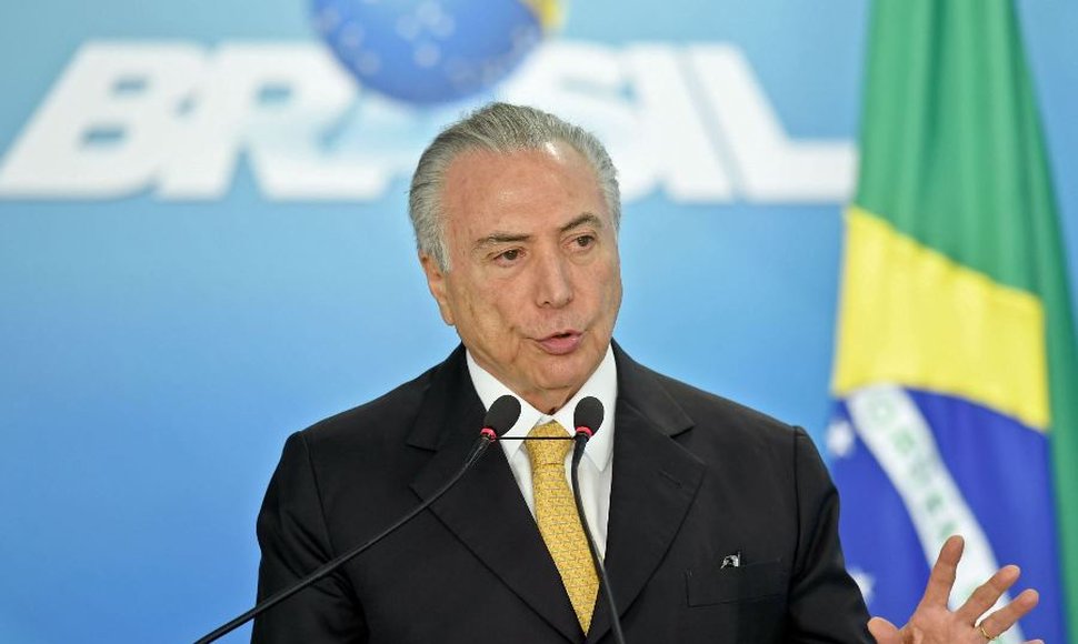 Michel Temer busca calmar a Brasil, tras el nuevo shock de Lava Jato