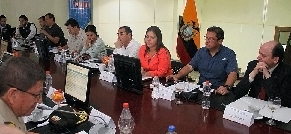 Se desarrolla Gabinete de Seguridad en Esmeraldas