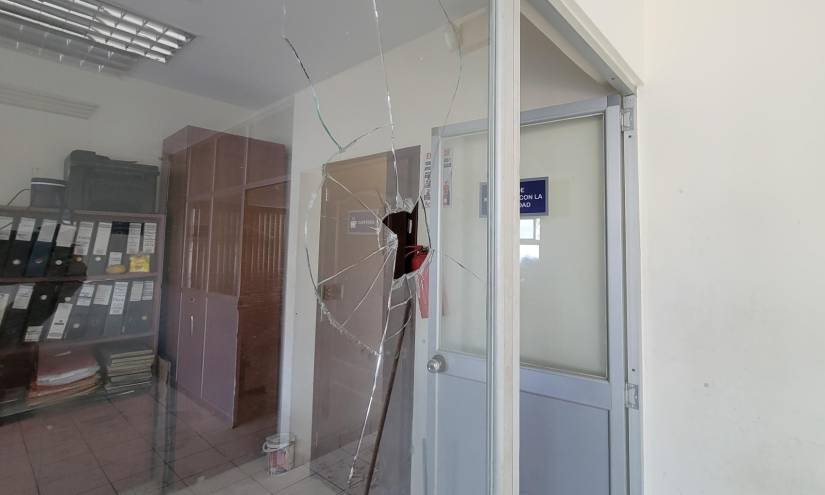 La UPC de Socio Vivienda fue atacada con varios balazos