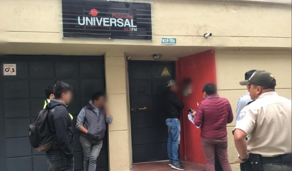 Fiscalía allana oficinas de Radio Pichincha Universal