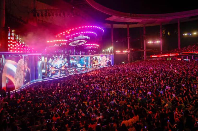 Sebastián Yatra en el concierto de cierre del Festival.