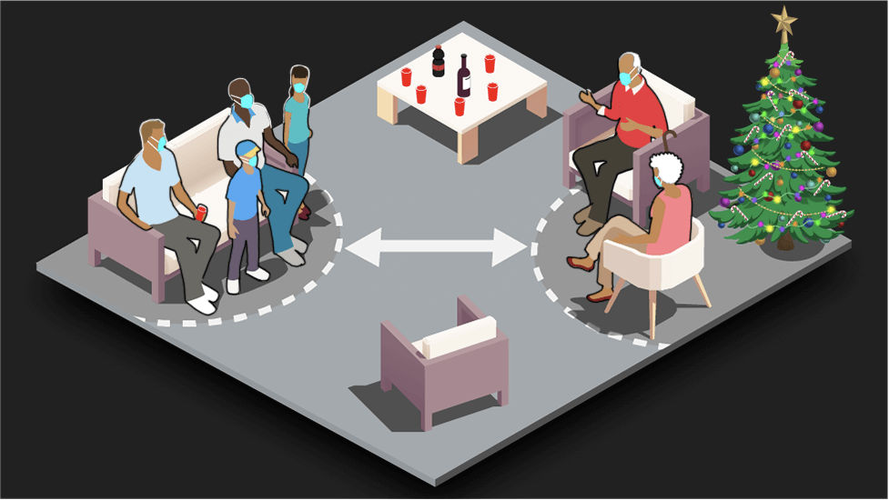 Cómo puedes minimizar el riesgo de infección de COVID-19 durante estas fiestas