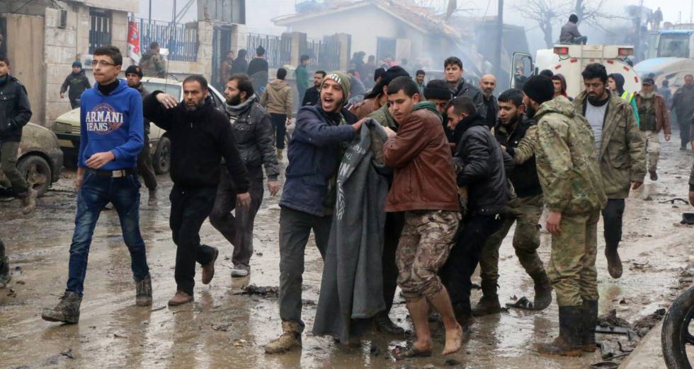 Al menos 43 muertos en un atentado contra personas evacuadas en Siria