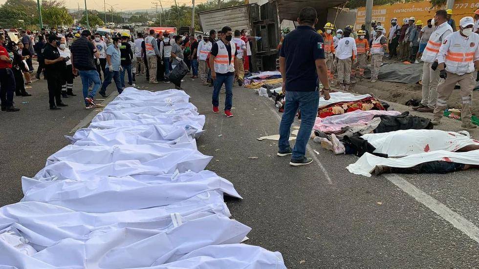 Sigue sin avances la investigación del accidente con 55 migrantes muertos