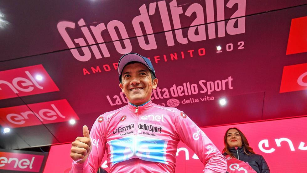 Carapaz se mantiene líder y está cerca de ganar el Giro de Italia