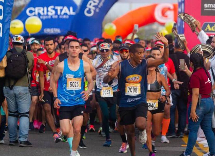 Fotografía de la maratón de Barranquilla en 2023