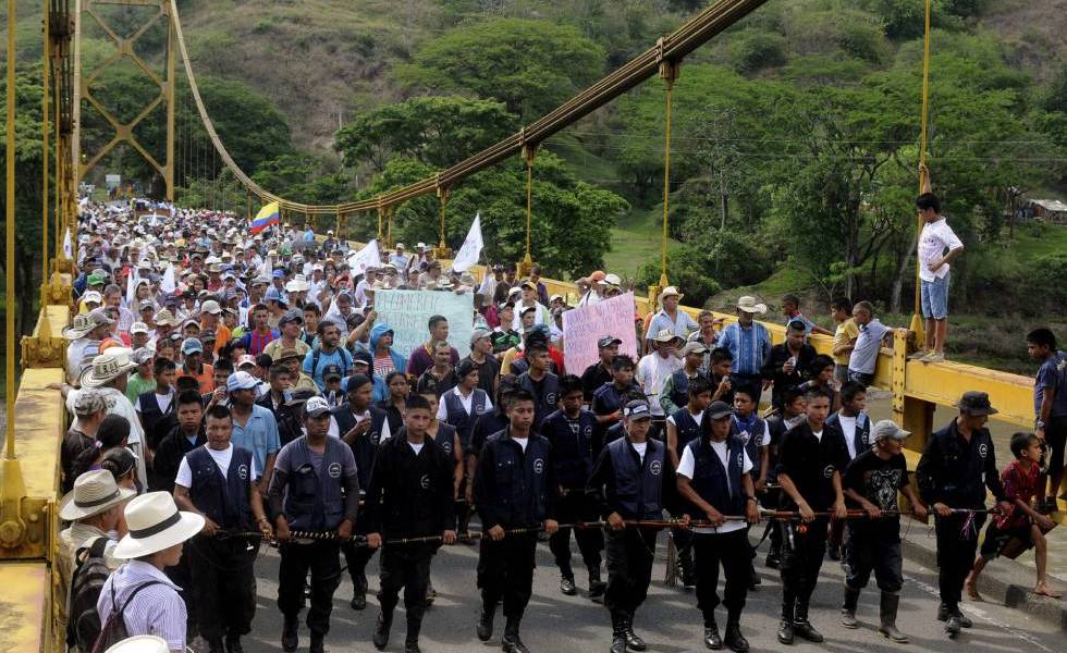 Colombia: al menos 22 arrestos en primer día de protesta agraria