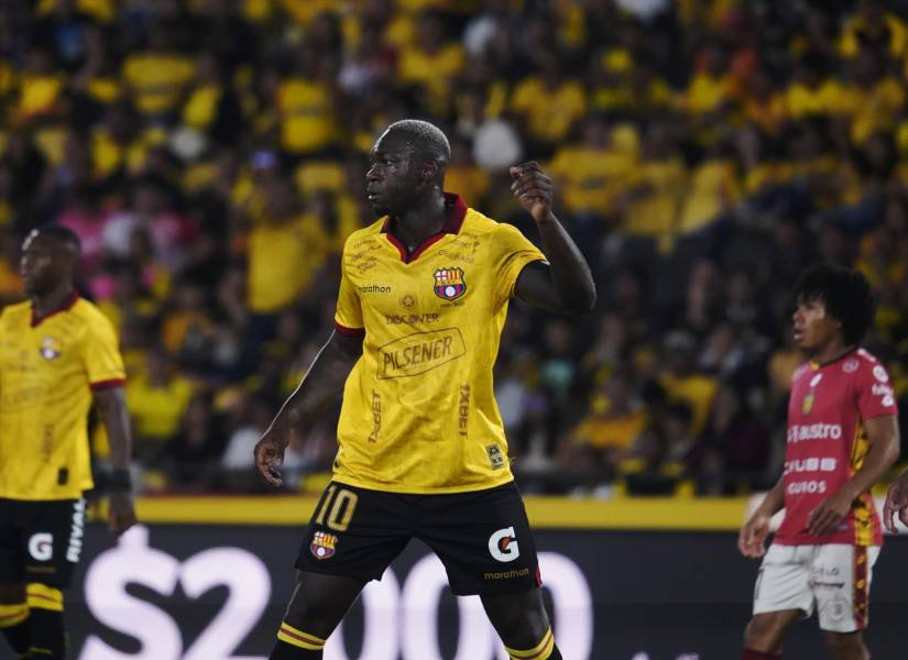 Felipe Caicedo podrá volver a jugar con Barcelona SC en la próxima fecha.