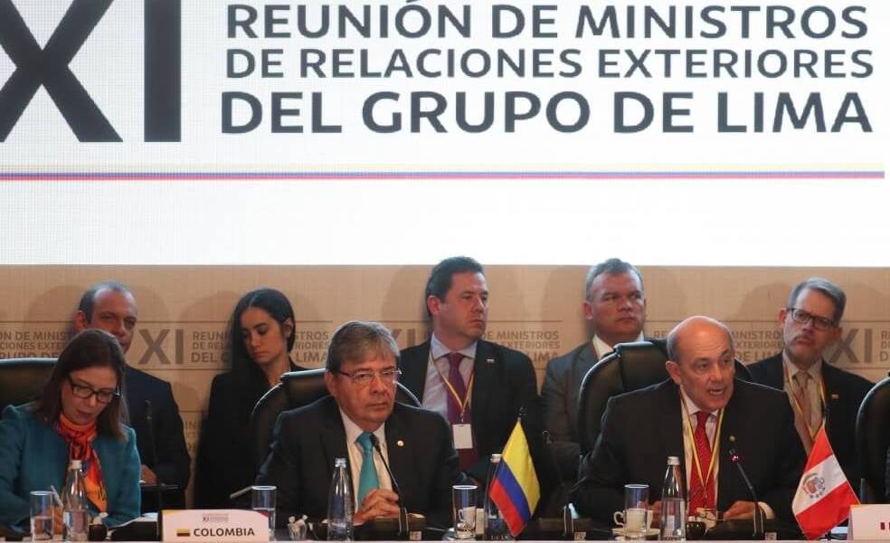 Grupo de Lima se reúne con Guaidó y EEUU
