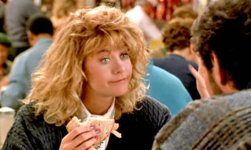Meg Ryan en Cuando Harry encontró a Sally en una imagen de archivo.
