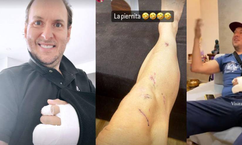 Capturas de pantalla de videos de Andrés Parra.