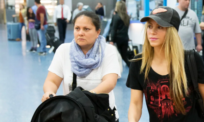Shakira y Lili Melgar juntas.