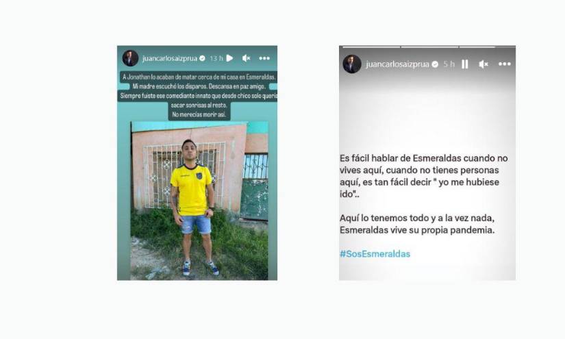 Captura de pantalla del perfil de Instagram de Juan Carlos Aizprúa.