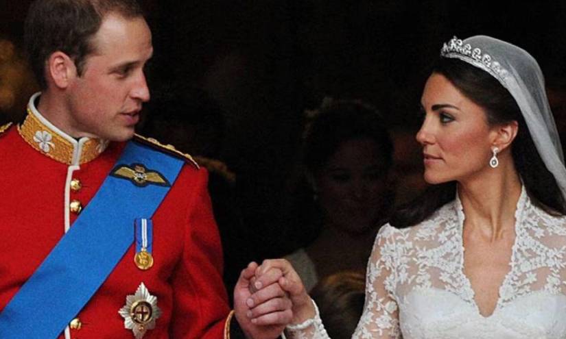 Kate Middleton y el Príncipe William en día de su boda en una imagen de archivo.