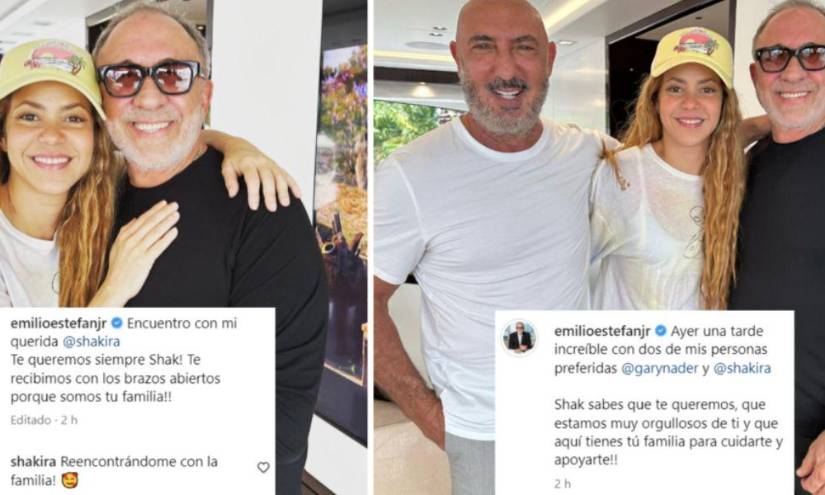 Comentarios de Shakira en redes sociales en una imagen de archivo.