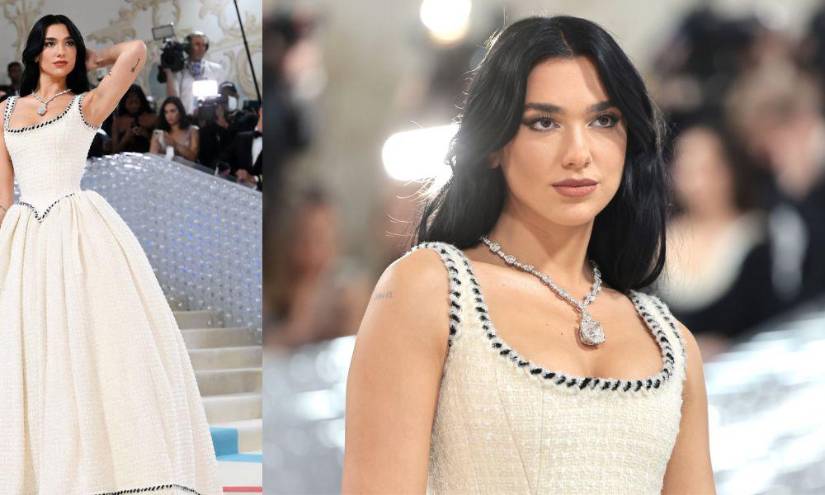 Dua Lipa en el Met Gala 2023 en una imagen de archivo.