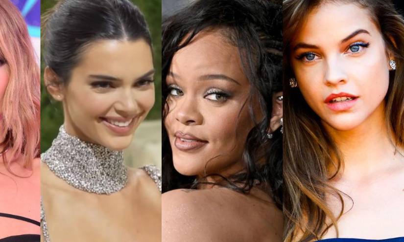 Exparejas de Lewis Hamilton en una imagen de archivo.