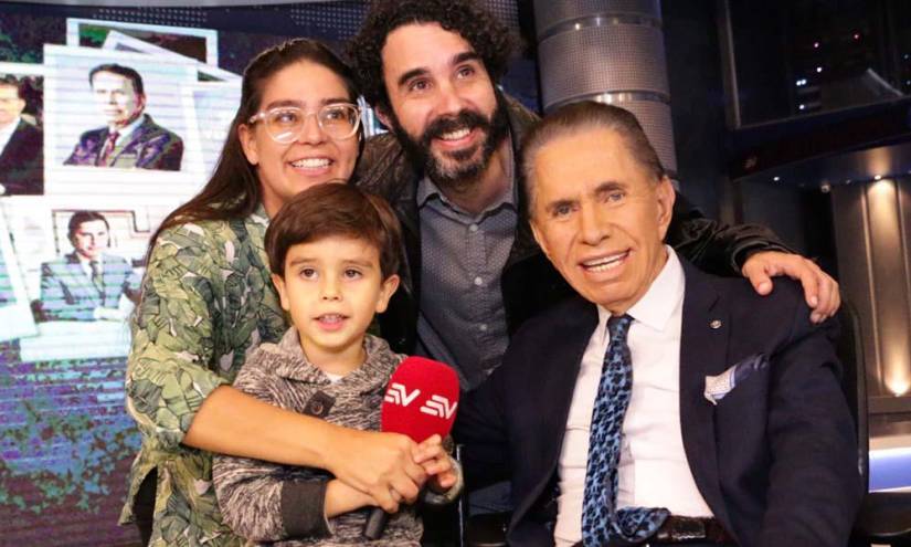Don Alfonso y su familia estuvieron en el estudio de Televistazo.