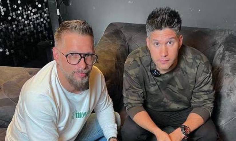 Chyno Miranda e Irrael Gómez en una imagen de archivo.