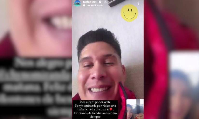 Publicación de Natasha en una imagen de archivo.