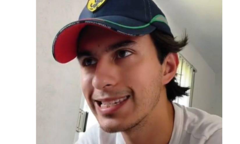 Captura de pantalla del usuario en TikTok. Así lucía antes de su accidente en su vista.