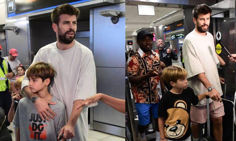 Gerard Piqué arribando al aeropuerto de Miami en una imagen de archivo.