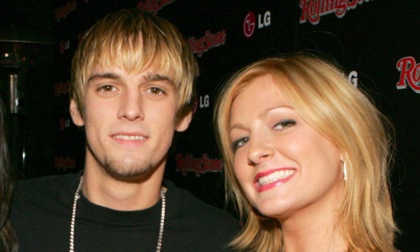 Bobbie Jean y su hermano Aaron Carter.