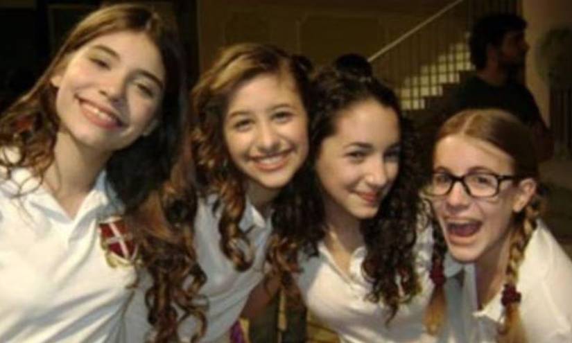 Thelma Jardin junto a las populares en una imagen de archivo.