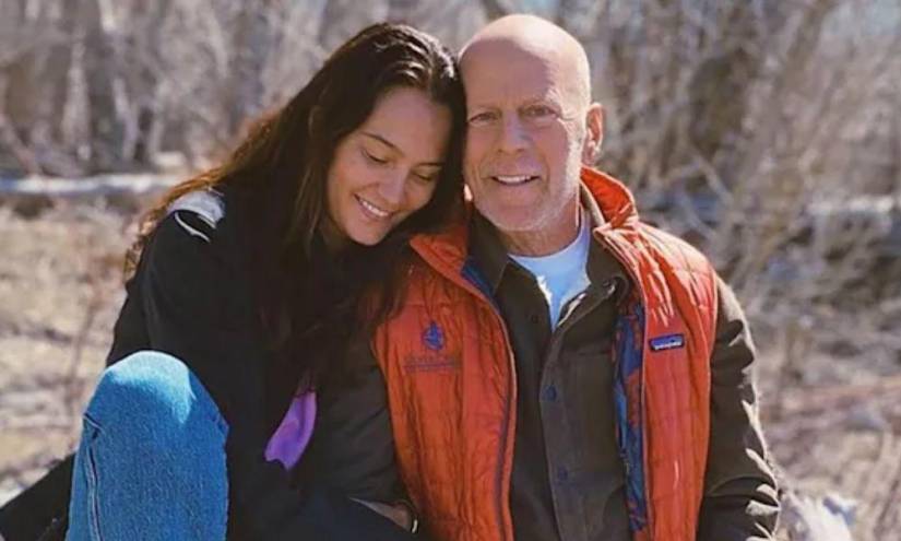 Bruce Willis junto a su esposa, Emma Heming.
