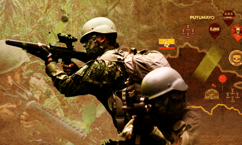 Frontera Ecuador Colombia: de lado de Sucumbíos operan cinco organizaciones del crimen trasnacional
