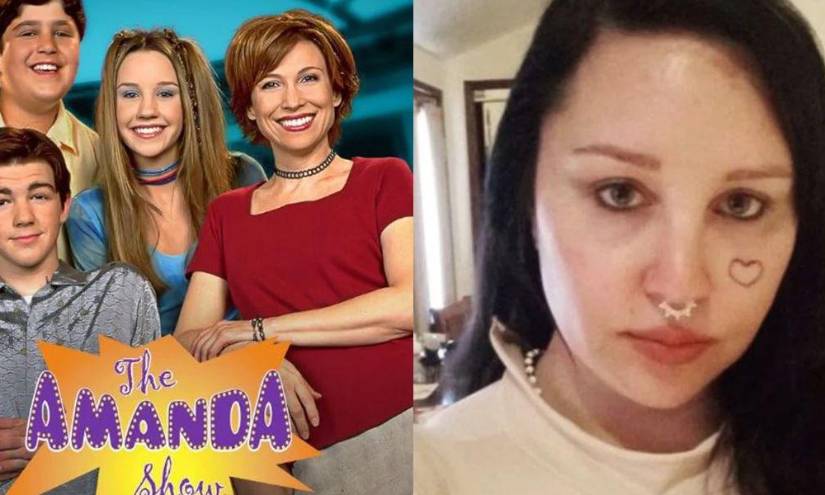 Amanda Bynes junto al cast de Drake y Josh en una imagen de archivo.