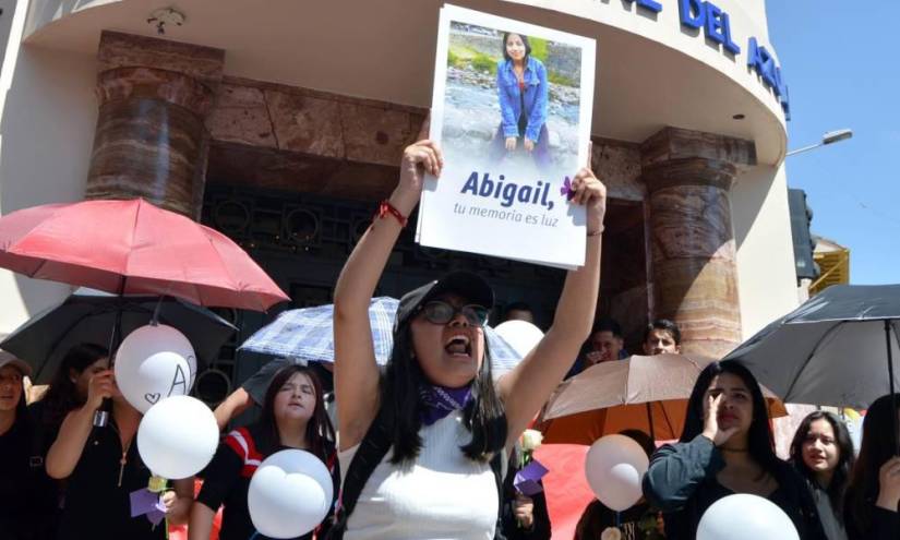 Protestas por el femicidio de Abigai