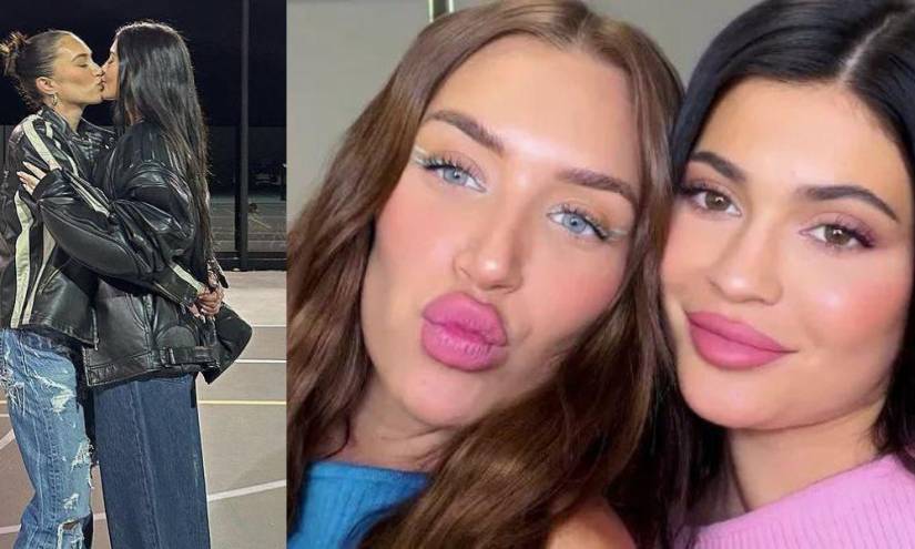 Imagen de archivo de Kylie Jenner y BabyStassie. En varias ocasiones compartieron imágenes donde se besan en los labios. Ellas aclaran que solo son amigas.