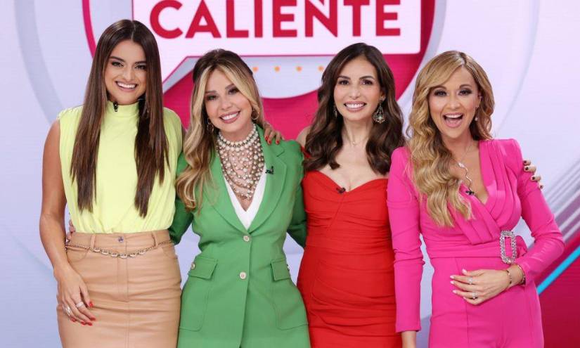 Panelistas de La mesa caliente de Telemundo en una imagen de archivo.